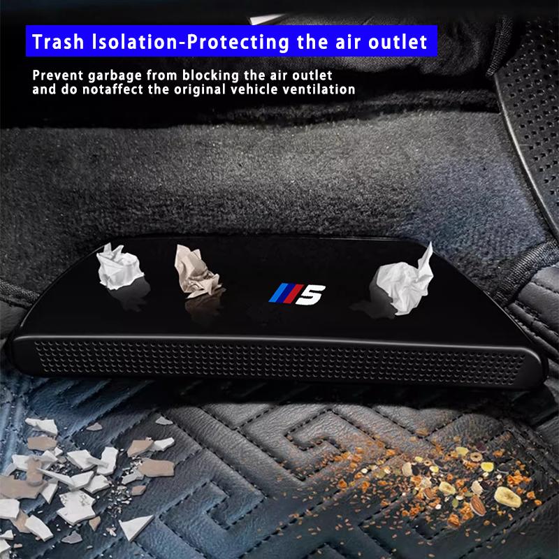 BBJW3 For BMW 5 Series G60 2024-2025 Car Under Seat Floor AC Air Conditioner Vent Outlet Protection Cover Car Interior Accessories