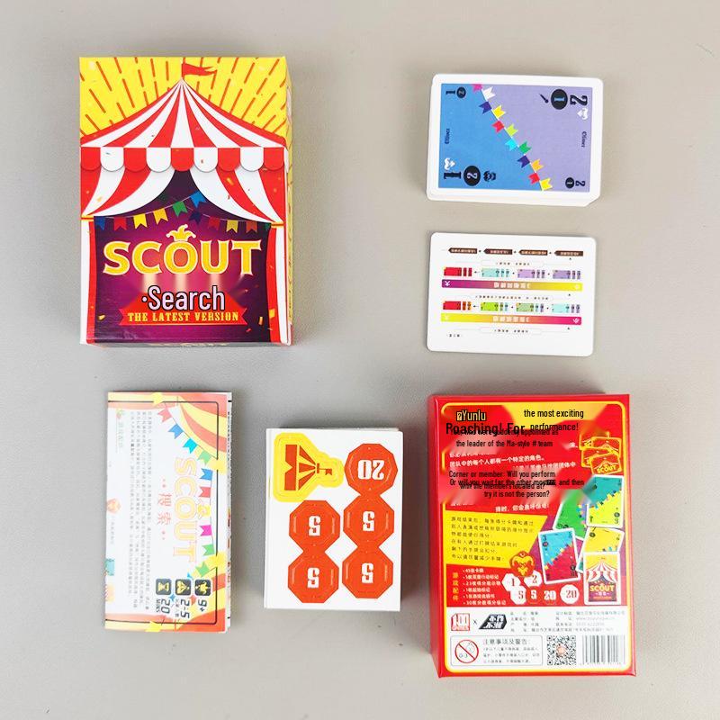 

Yibaiyou Genuine Scout Circus: Chinese Casual Party Board Game for 2-5 Players Search