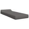 Folding Sofa Bed Light Grey 60 x 70 x 41 cm Fabric