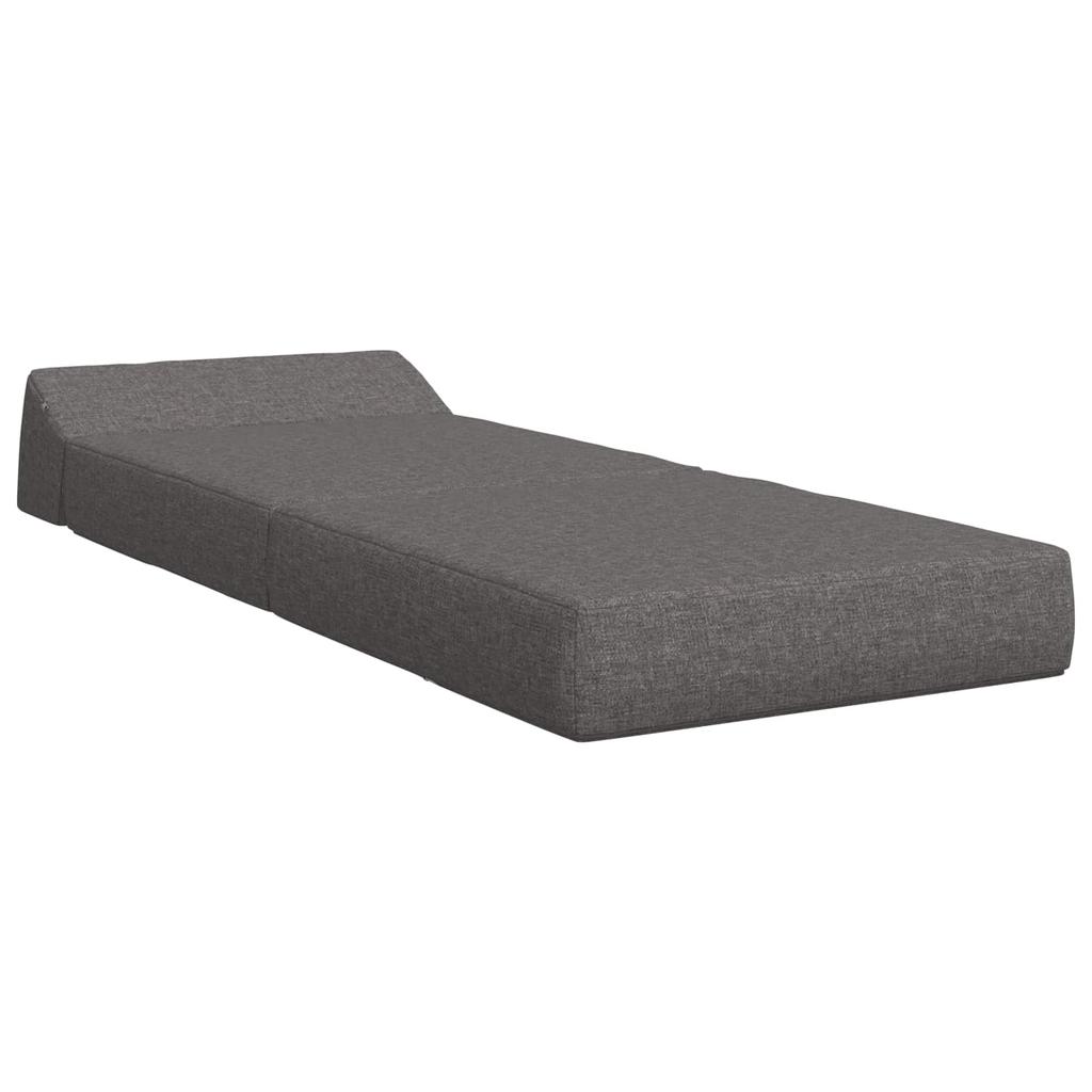 Folding Sofa Bed Light Grey 60 x 70 x 41 cm Fabric