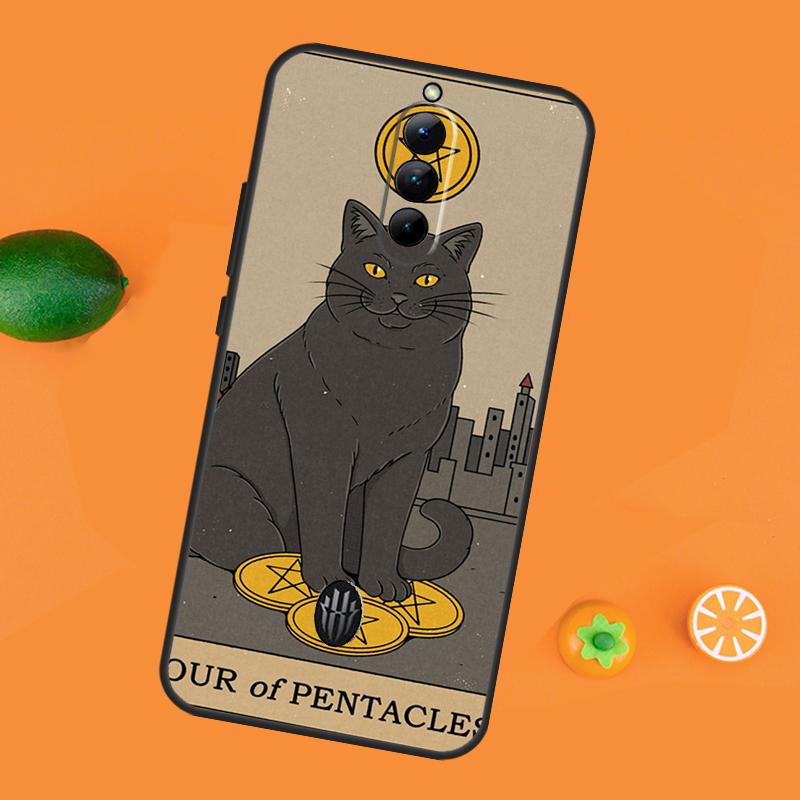 Katzen Tarot Hexerei Hülle Für ZTE Nubia Red Magic 10 Air 6S 7S 6 7 Pro RedMagic 11 10 9 8 8S 9S 10S Pro Plus Cover