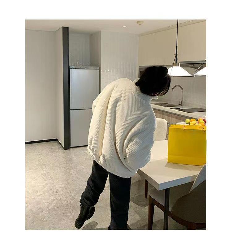 Thickened Coat for Women with Mink Velvet and Loose Fit Outwear