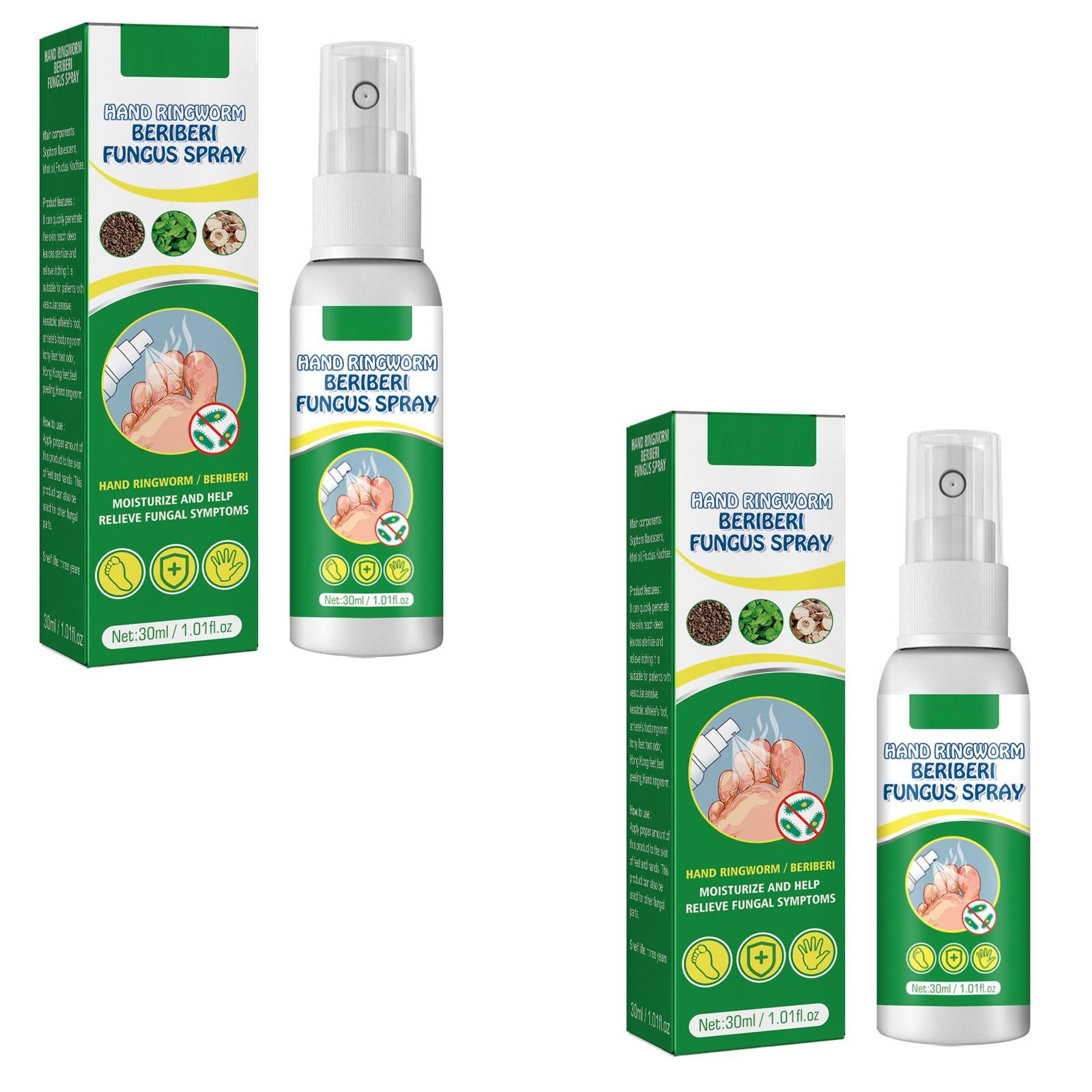 

Спрей для ног для спортсменов, Спрей для ног от грибка для спортсменов, Грибки на ногах, Неприятный запах от ног, Зуд ног, Потливость, шелушение, Волдыри 30 мл One Size