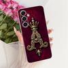 For Samsung Galaxy S23 FE Case S23 Plus Cute Crown Letters Cover Soft Slim Phone Case For Samsung S23 Ultra S 23 S23+ Funda Bags