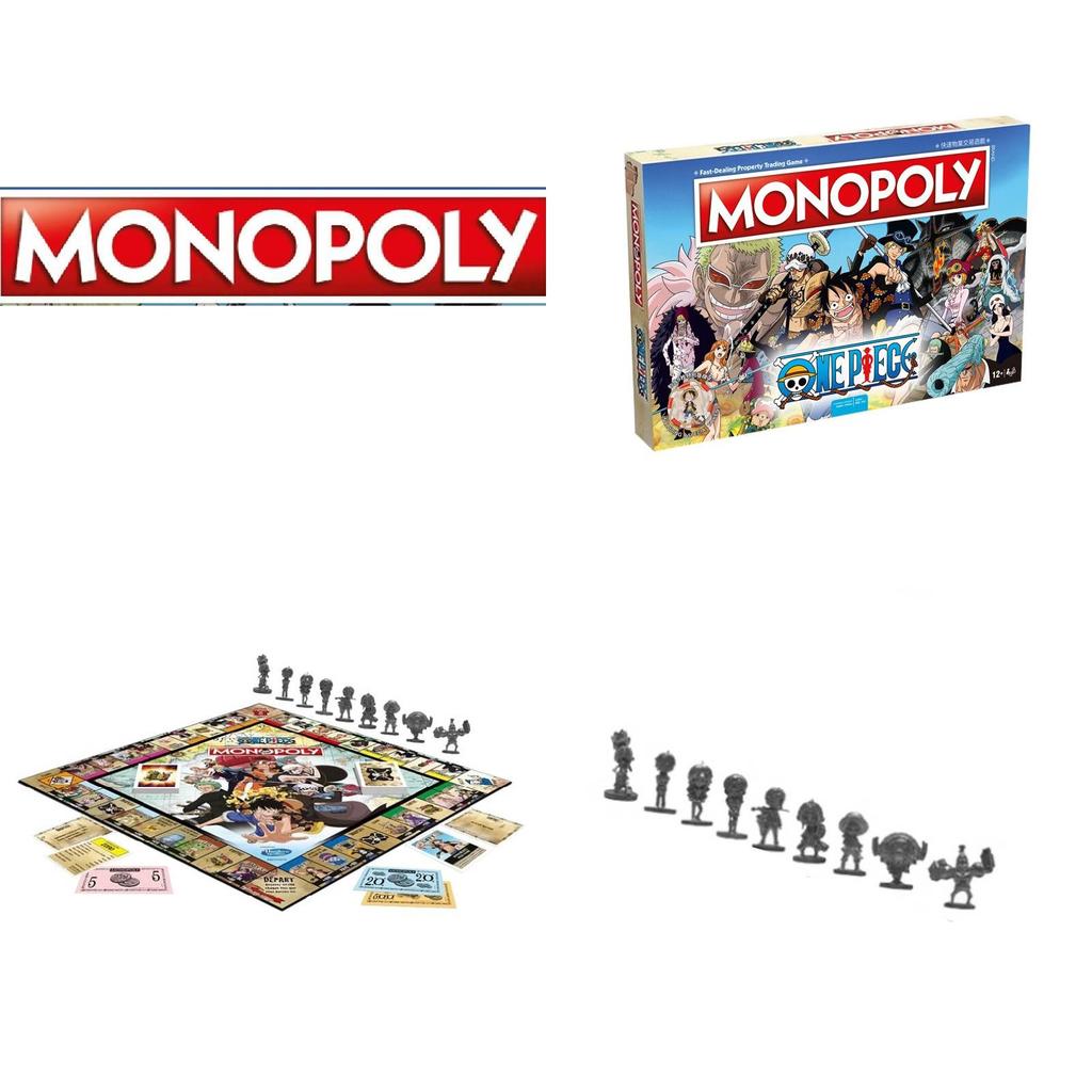 Exciting One Piece Monopoly English Board Game Card Set For Ages Seven To Thirty Five