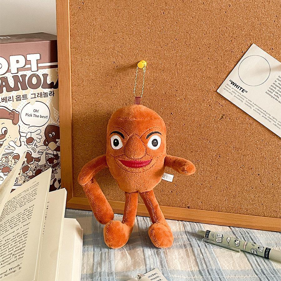 

Bigfoot Shark Doll Shanhai Jing Doll Pendant Plush Toy Bag Hanging Ornament Wooden Stick Man Doll Bigfoot shark about 11cm Stick man about 16cm