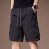 High-end American outdoor ice silk tooling shorts men's summer thin loose casual sports straight five-point pants