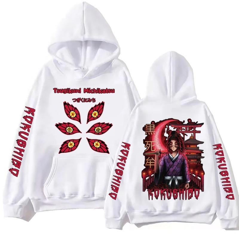 Fashion Men's Hoodies Anime Demon Killer Print Kids Boy Casual Pullover Long Sleeve Sweatshirt Men's Top Clothing