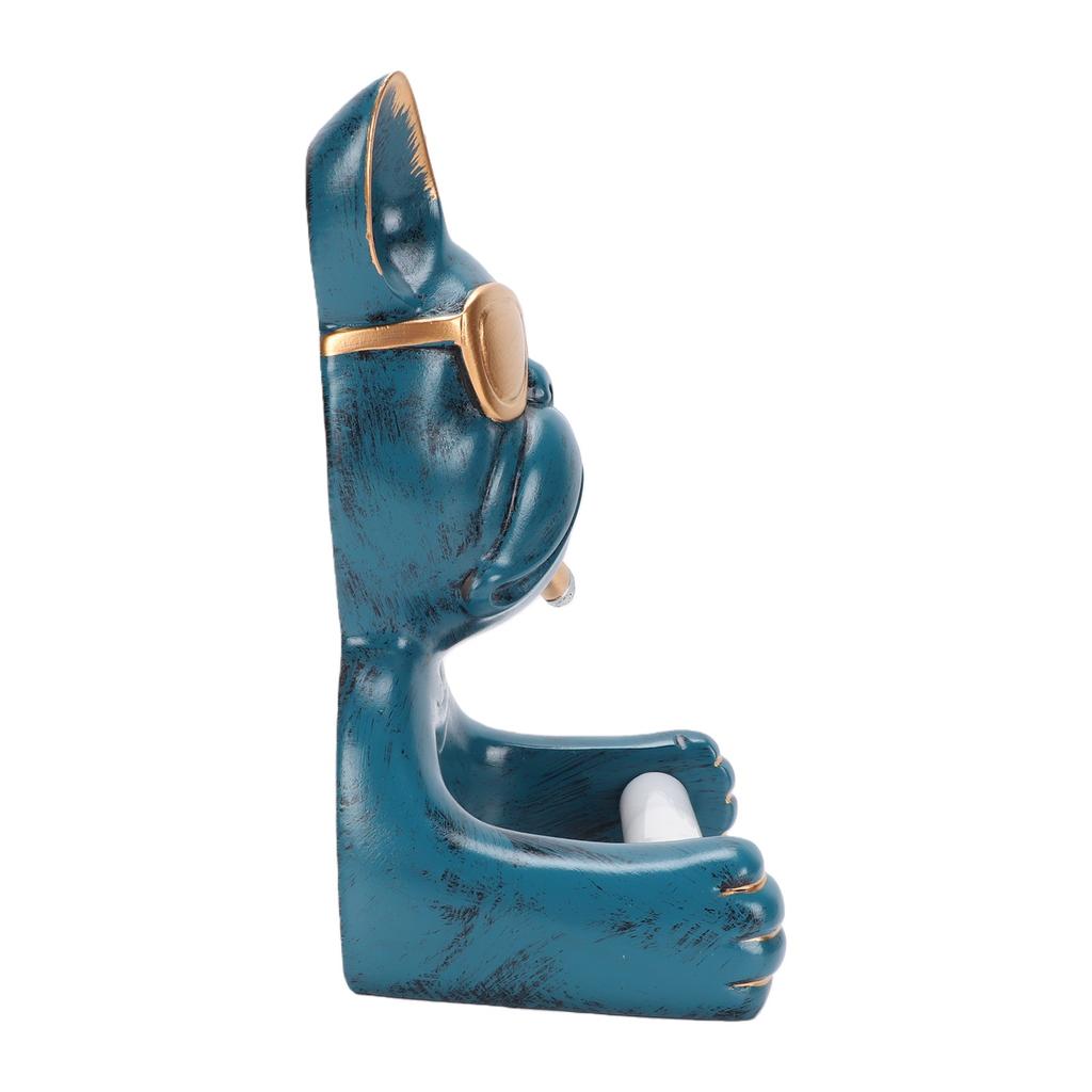 French Bulldog Toilet Paper Holder Wall Mounted Funny Dog Toilet Paper Stand Bathroom Decoration