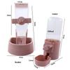 For Puppy Cats Rabbit Pet Plastic Cage Hanging Feeding Product Water Bottle Food Container Feeder Pet Drinker Pet Bowls