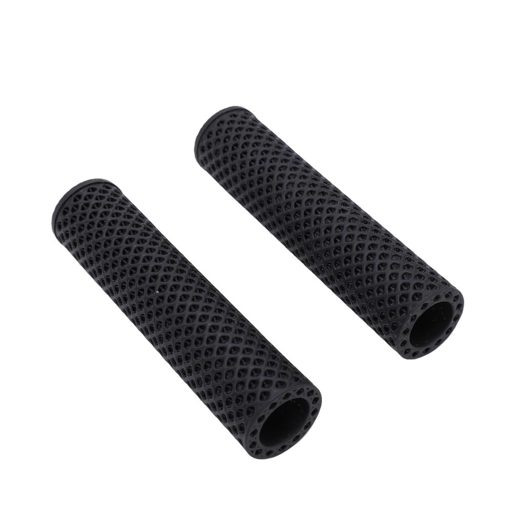 Bike Handlebar Grips 3D Printed Non Slip Shock Absorbing PU Handle Grip for Cycling Enthusiasts Commuters Indoor