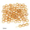 50Pcs Two Hole Ccb Beads Frame Spacer Beads Diy Necklace Bracelet Connectors