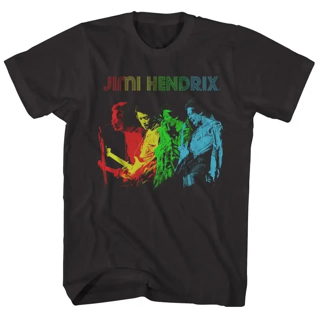 Vintage Rock Tops Jimi Hendrix Rock Musiciant Shirt 90s Y2k Tee Print Cotton Tshirts Casual Loose T Shirt Fans Gift Unisex