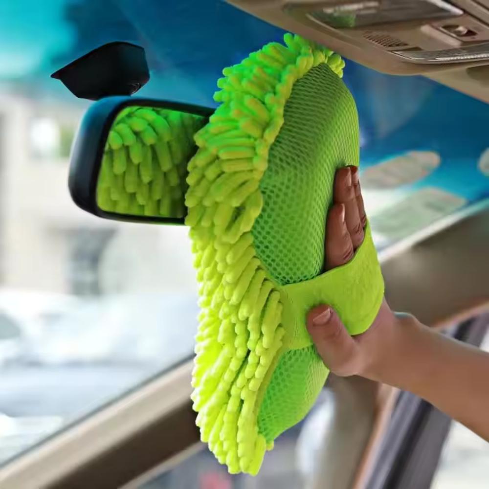Car Wash Microfiber Chenille Car Wash Sponge Care Washing Brush Pad Washing Towel Auto Gloves Styling Accessories Gadget
