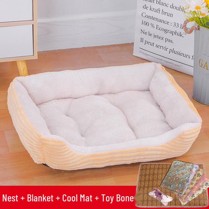 Winter Warm Pet Nest for Dogs & Cats - Available in Large & Small Sizes