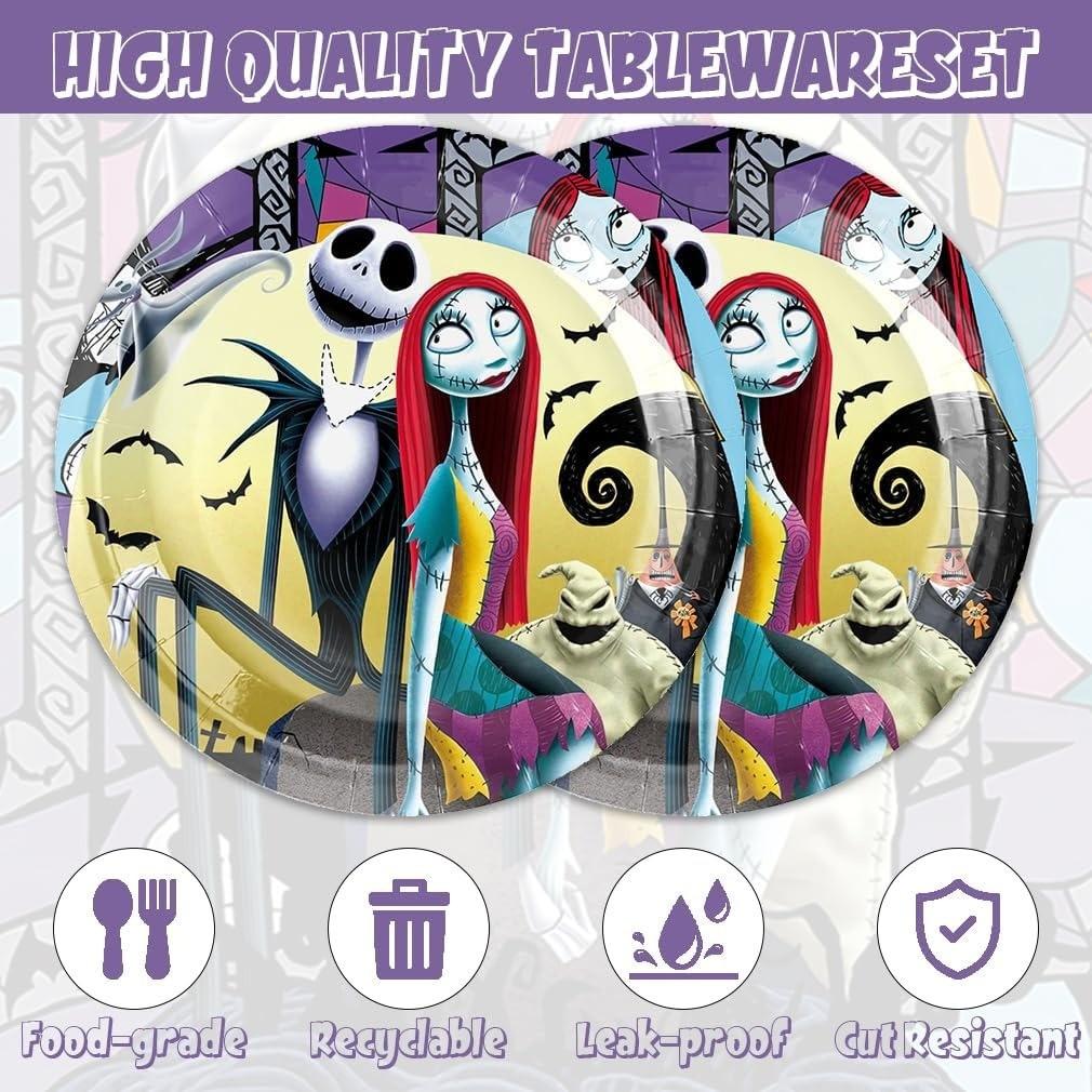 40pcs Birthday Party Supplies Including 20 Plates + 20 Napkins