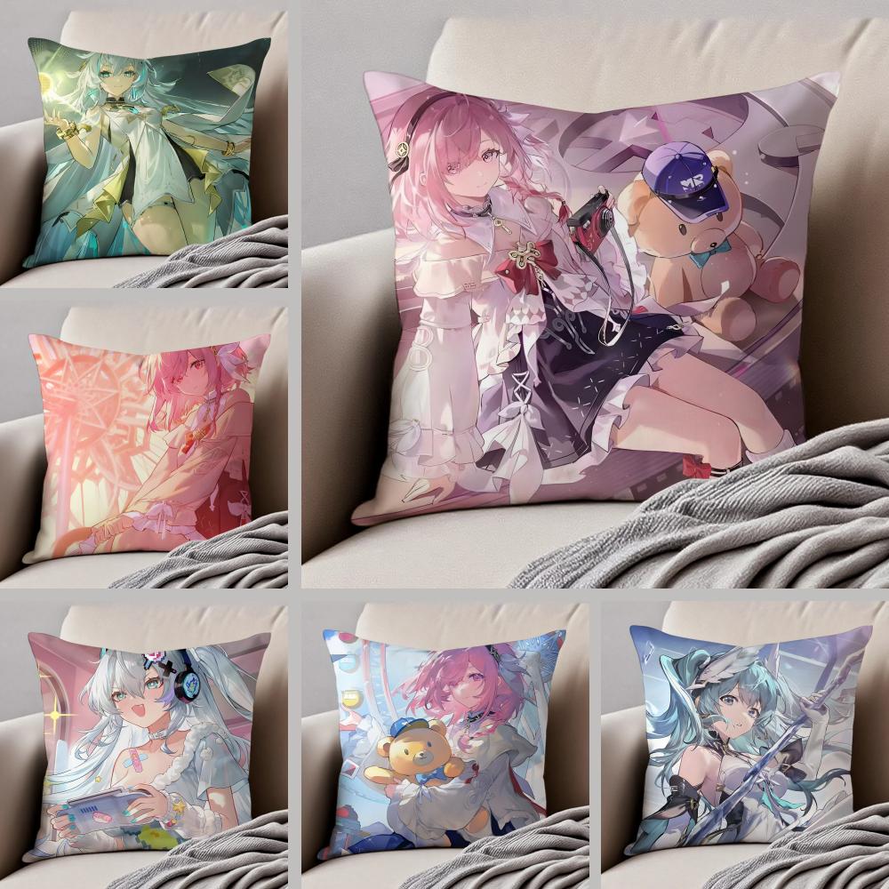 Fashion Animated AAether Gazer ICONS Cushion Cover Throw Pillow Cover Hidden Button Durable Polyester Chair Cushion