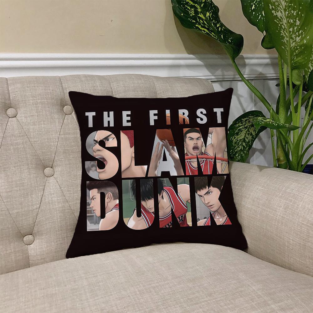 S-Slam D-Dunk Anime cushion cover Square Sofa Cushion Cover Casual Skin-Friendly Comfortable Pillow Cover 30cmx30cm