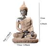 Resin Buddhist Statue Figurine Meditating Statue Sculpture Statue Home Decors Indoor Display Buddhist Statue