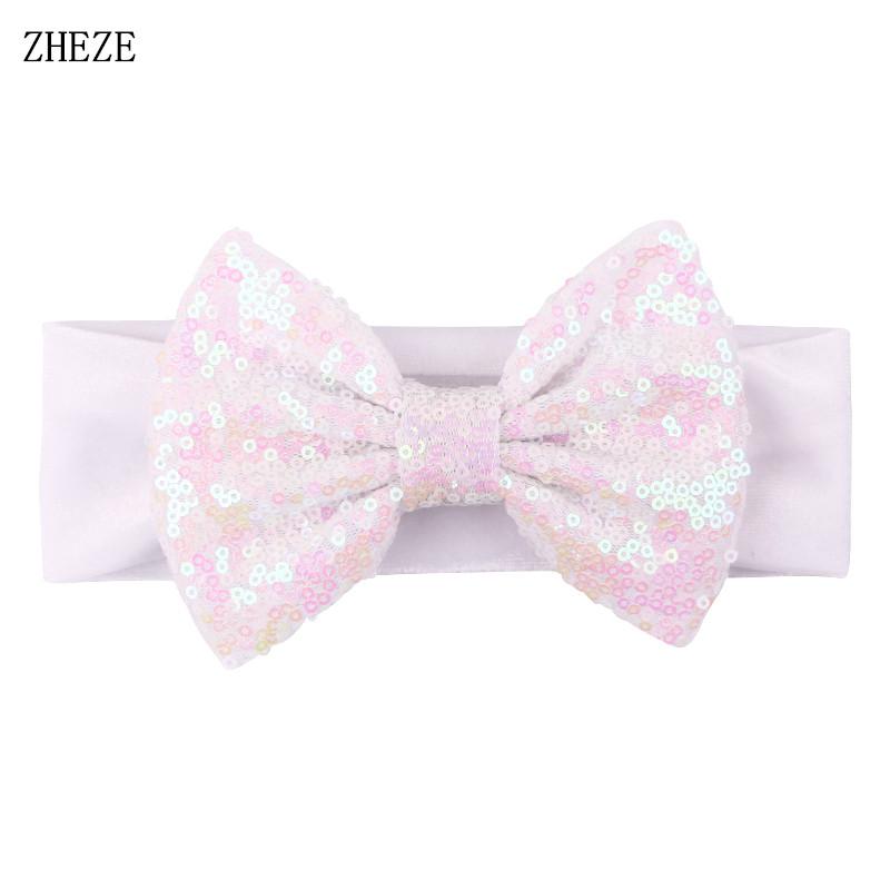 Baby Soft 5" Hair Bow Headband Kids Girls Velvet Headwrap Turband Toddler Photo Pro DIY Hair Accessories