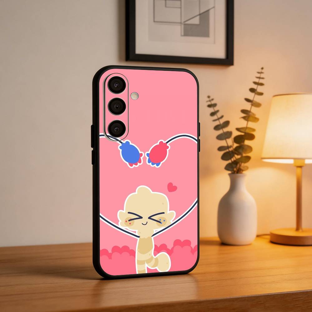 Cartoon Goob D-Dandys W-World Phone Case For Samsung A73,A21s,A22,A31,A32,A52,A53,A71,A80,Soft Black Shell