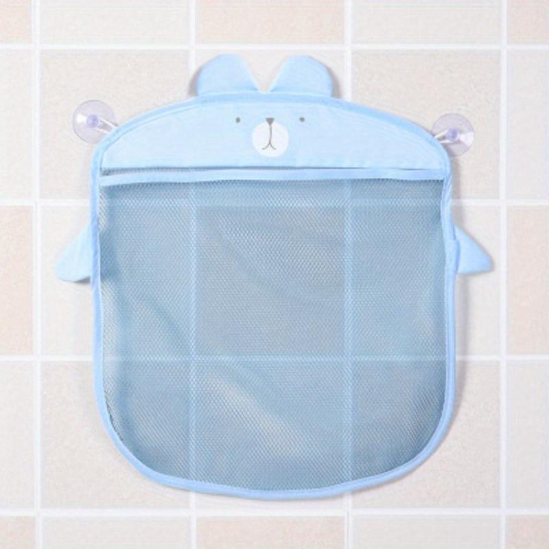 Cute Animal Baby Bath Toy Storage Net Bag Suction Cup Hanging Mesh Organizer for Bathroom Kids Shower Water Toys Container