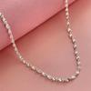 Colar Corrente Lateral Fina Cobre Fofo 40-75CM LONGO 2mm Para Mulheres Homens DIY Moda Casamento Amuleto Joias