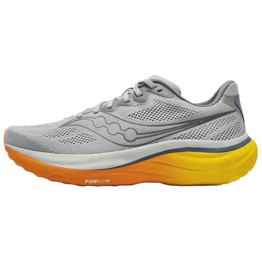 Saucony Ride Yushuai 19 Breathable Rebound Casual Running Shoes Men s Gray S101566-1010 44.5