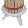 Vidaxl 2-Piece Fruit and Wine Press and Crusher Set