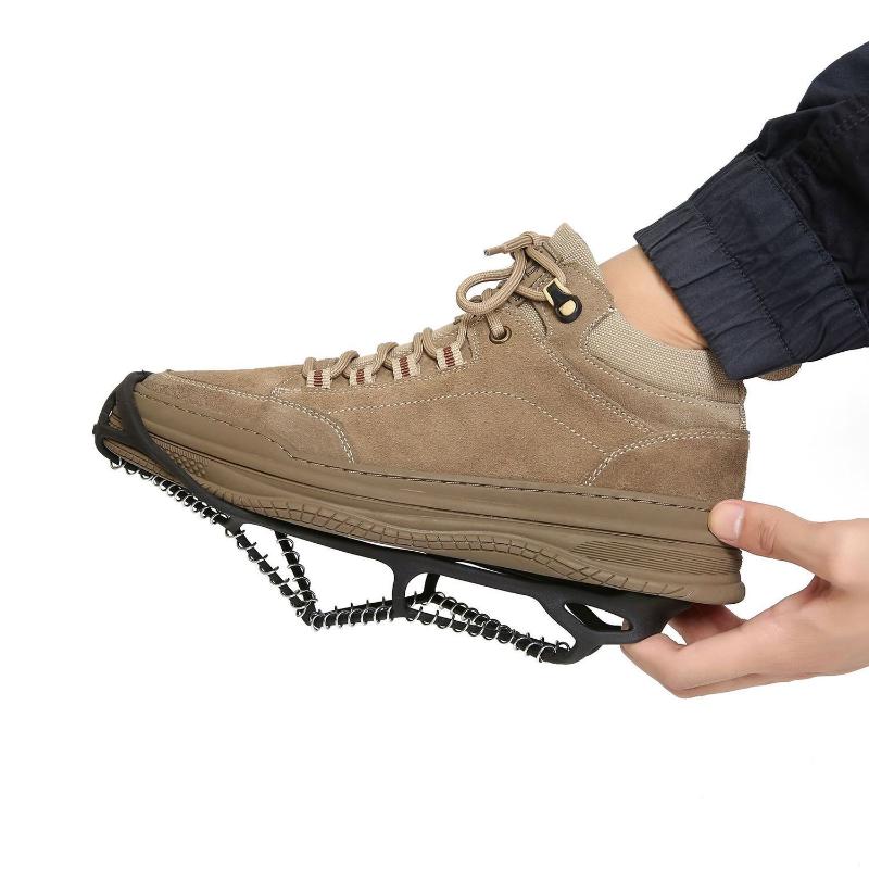 1 Pair Non-Slip Ice Snow Gripper Shoe Cover Camping Outdoor Sports Shoe Cover Walk Traction Cleats Ice Crampon Shoe Covers