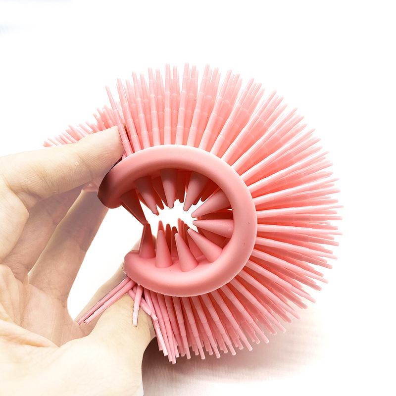 Silikon-Ovale Kopfhaut-Shampoo- und Massagebürste für die Nass-/Trockenanwendung