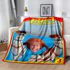 Pippi Langstrumpf Abenteuer Flanelldecke - Weich und geeignet für Sofas, Betten, Büros, Reisen, alle Jahreszeiten,Tolles Geschenk für Feiertage und Geburtstage.