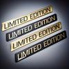 2PCS Limited Edition GOLD 3D Car Body Badge Sticker Trunk Emblem Decal Accessorie For Car Motorcycle Bike
