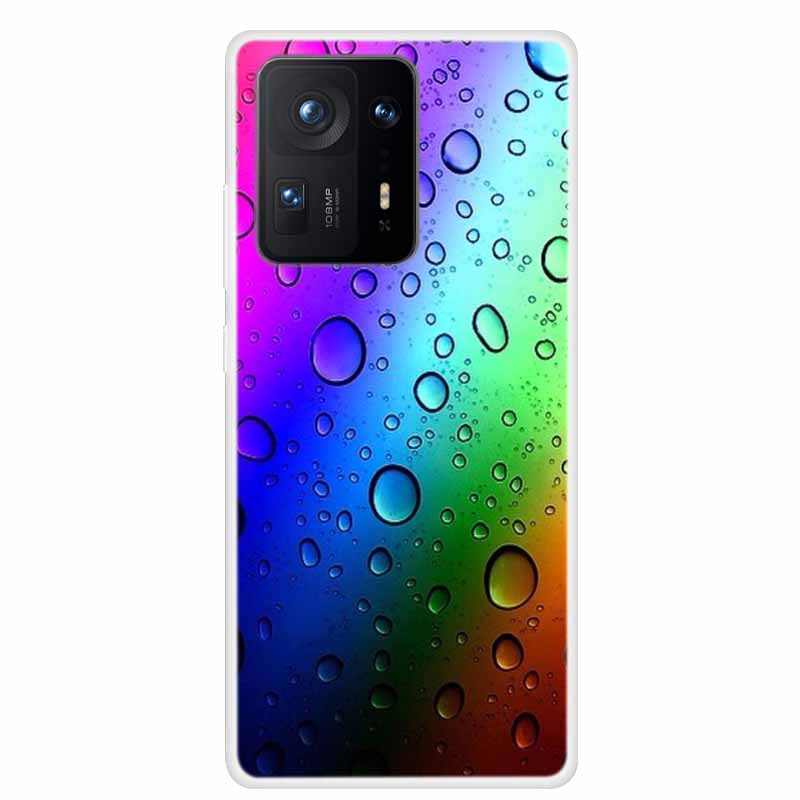 For Xiaomi Mix 4 Case Luxury Soft Silicone Back Cover Phone Case For Xiaomi Mi Mix4 Coque TPU Cartoon 2106118C Fashion Funda