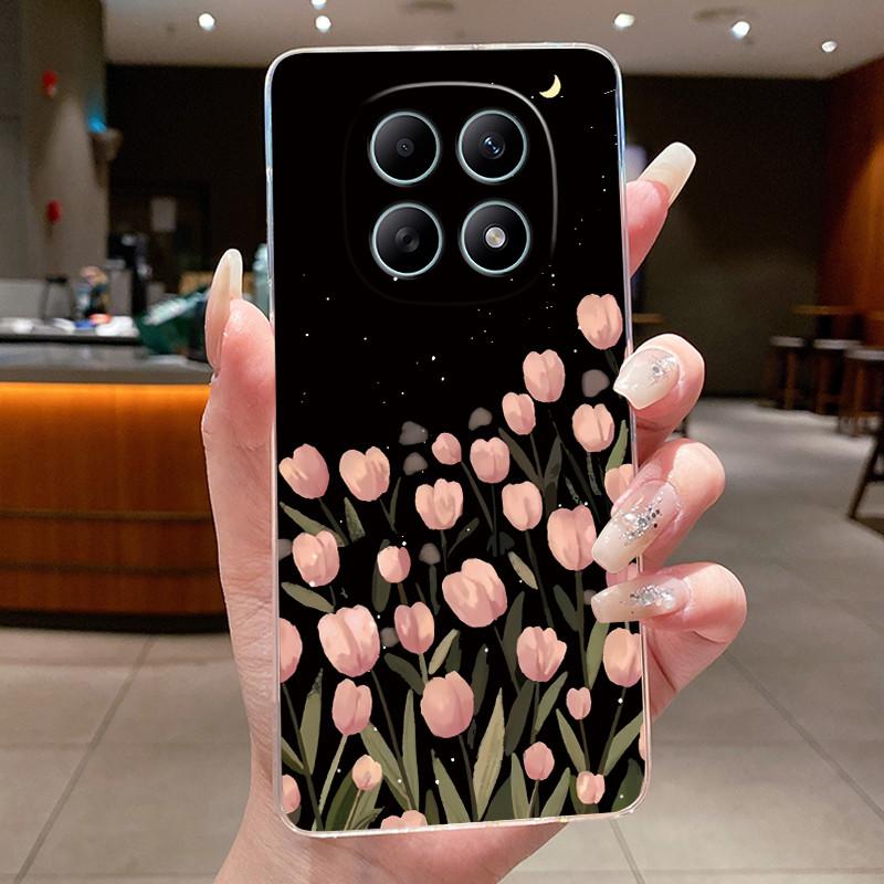 For Xiaomi Poco M8 Pro Casing Clear Luxury Fashion Butterfly Flowers Soft Silicone TPU Case For PocoM8 PocoM8Pro 5G Shell Cover