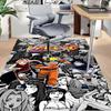 1pc Naruto Adventure Begins Carpet for Playroom Bedroom Living Room Sofa Home Decor,kids Game Area Rug Non-slip Floor Mat Y723119