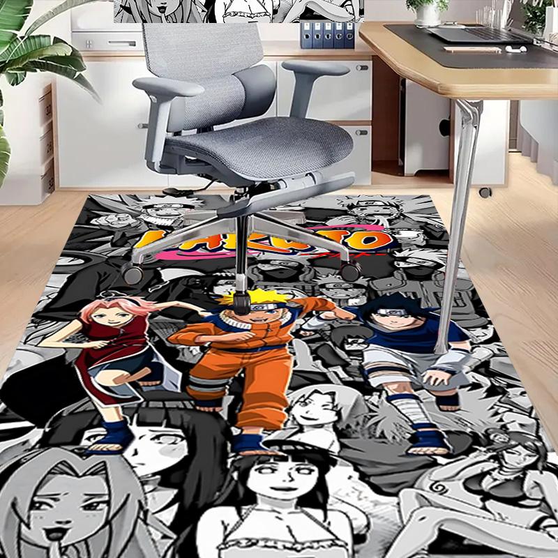 1pc Naruto Adventure Begins Carpet for Playroom Bedroom Living Room Sofa Home Decor,kids Game Area Rug Non-slip Floor Mat Y723119