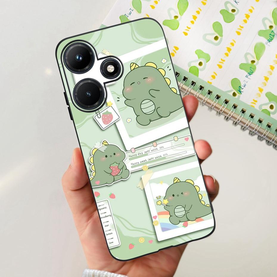 Cute Phone Case For Infinix Hot 30i Hot30 30 Play NFC 2023 Soft Silicone TPU Back Cover For Infinix Hot30i Hot 30 30Play
