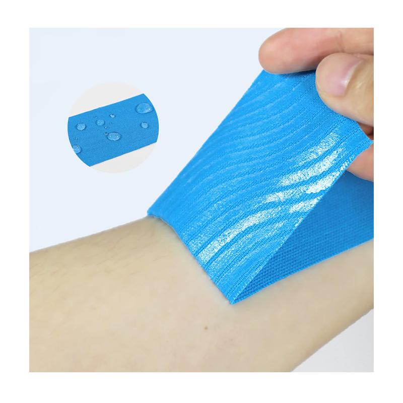 Pre Cut Bandages Sports Therapeutic Athletic Brown Bulk Kinesiology Tape Strips with Low Price In Korea