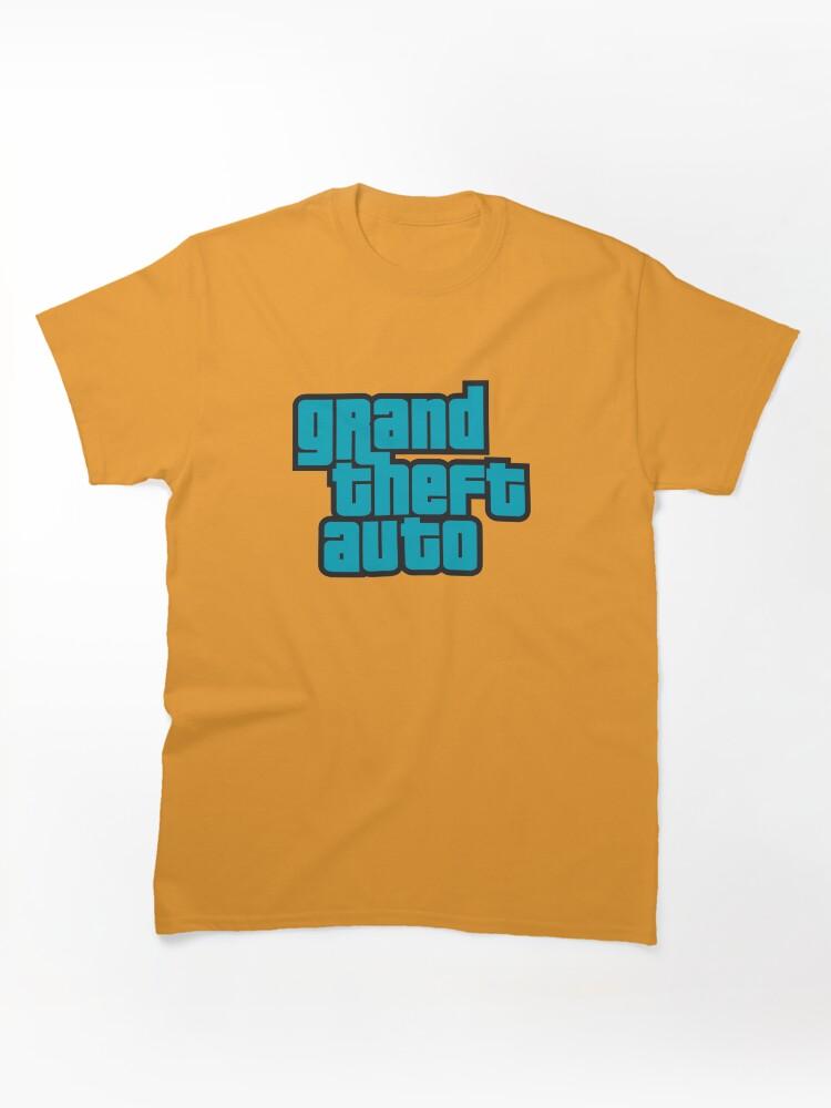 Grand Theft Auto GTA Grand Theft Auto Logo Cool Blue Classic T-Shirt