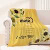 Mother's Day Gift Giving Digital-printed Polyester Bedroom Velvet Flannel Soft Sofa Cover Blanket Fleece Soft Sofa Cover