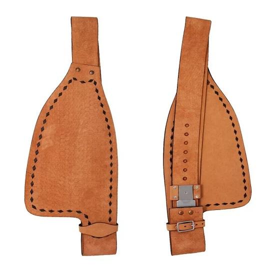 

Classic Design Rough out Leather Western Horse Saddle Replacement Fenders Pair. Longest 35 как