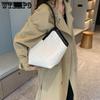 Elegant Texture Retro Handbag Color-blocking Large-capacity Tote Bag Women's Versatile One-shoulder Underarm Bag