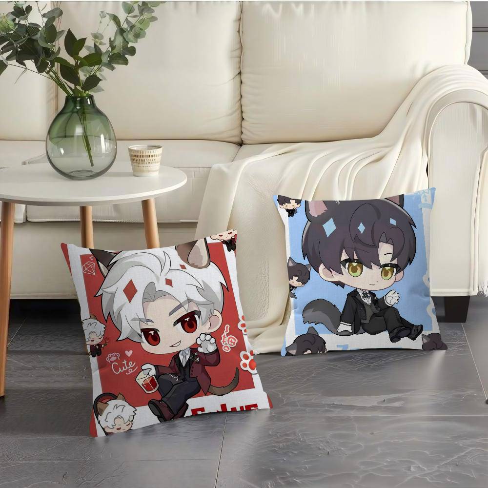 Anime Sylus Love And Deep Space Cushion Cover Inches Farmhouse Decor Home Throw Pillow Covers For Couch Decorations