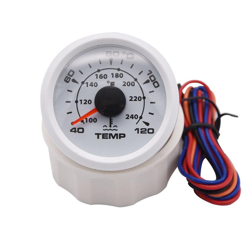 Customized10mm 14mm 17mm 21mm Temperature Sensor+52mm Water Temperature Gauge Universal for Boat Car Auto Motorcycle Thermometer