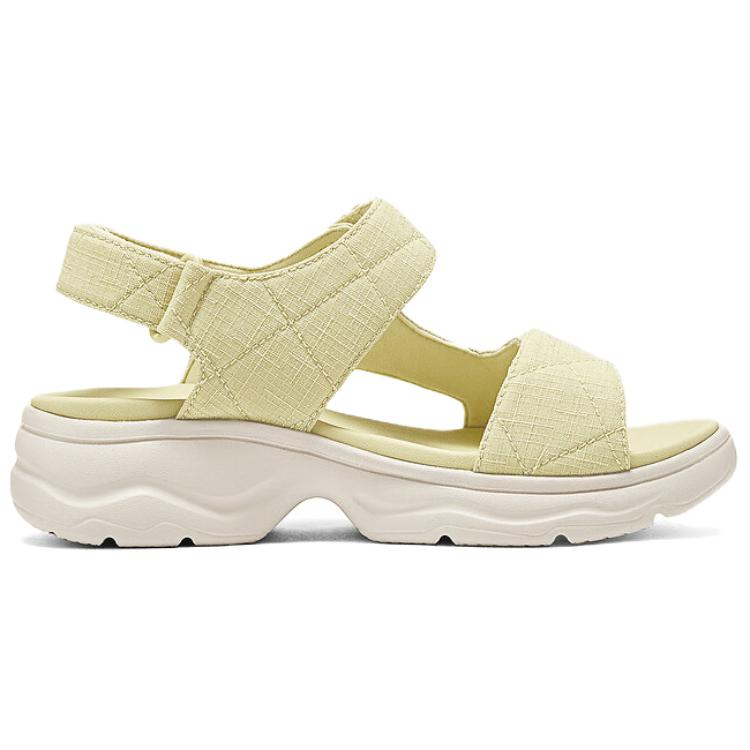 Skechers Sandały Codzienne Wygodne Sandały Plażowe Damskie Sandały Żółte 163542-YEL