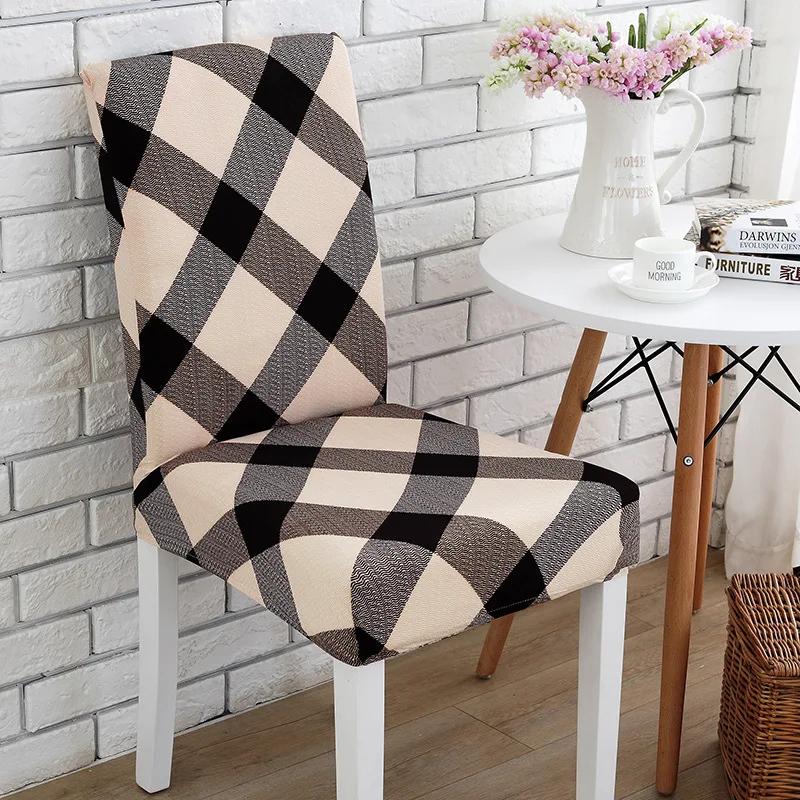 Stoff-Stuhlbezug für Esszimmerstühle Bezüge Wohnzimmer-Stuhlbezug für Stühle für Esszimmer/Küche Stretch-Stuhlbezug