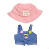 Doll Clothes for 15cm Plush Dress Up with Hat DIY Fashion Clothing Style A