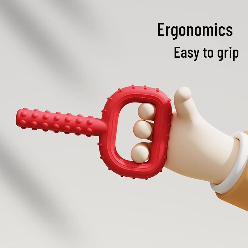 Κολιέ Οδοντοφυΐας Σιλικόνης σε σχήμα P & Παιχνίδι Μασήματος για Μωρά