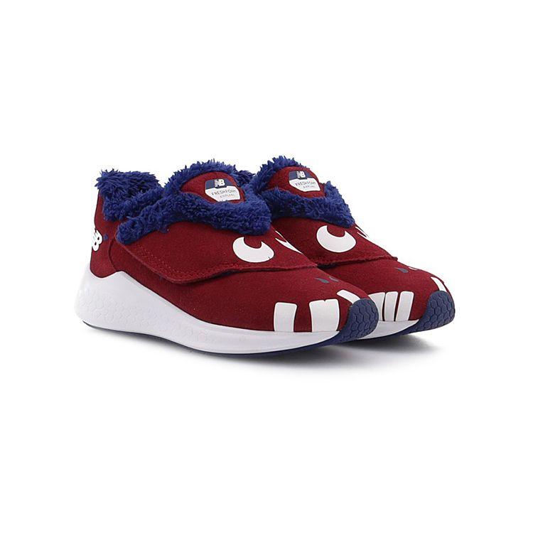 New Balance Fresh Foam Cushioning Breathable Low Top Walking Shoes Baby Sneaker Red ITAPSMS